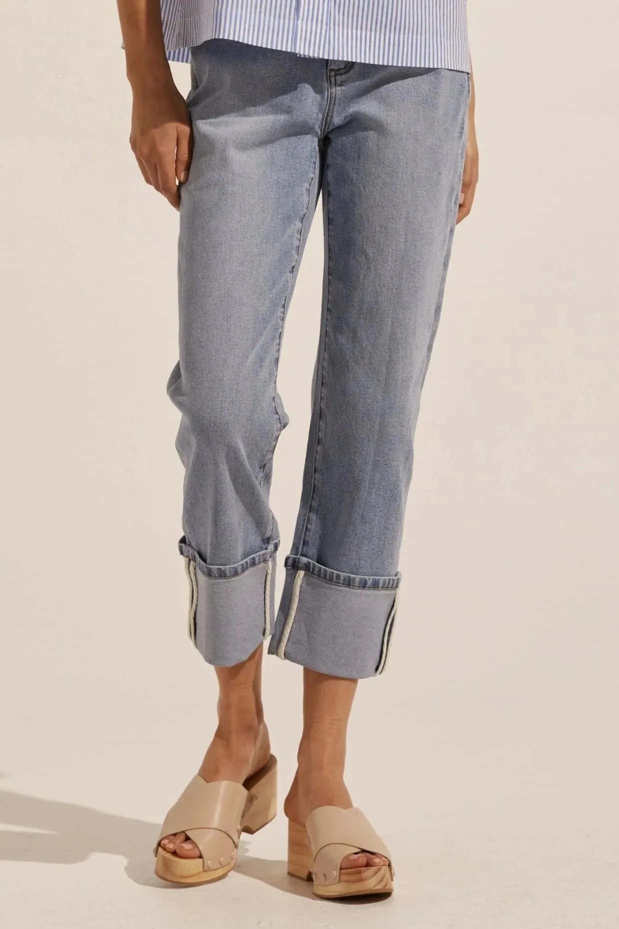 Journey Pant in Washed Denim