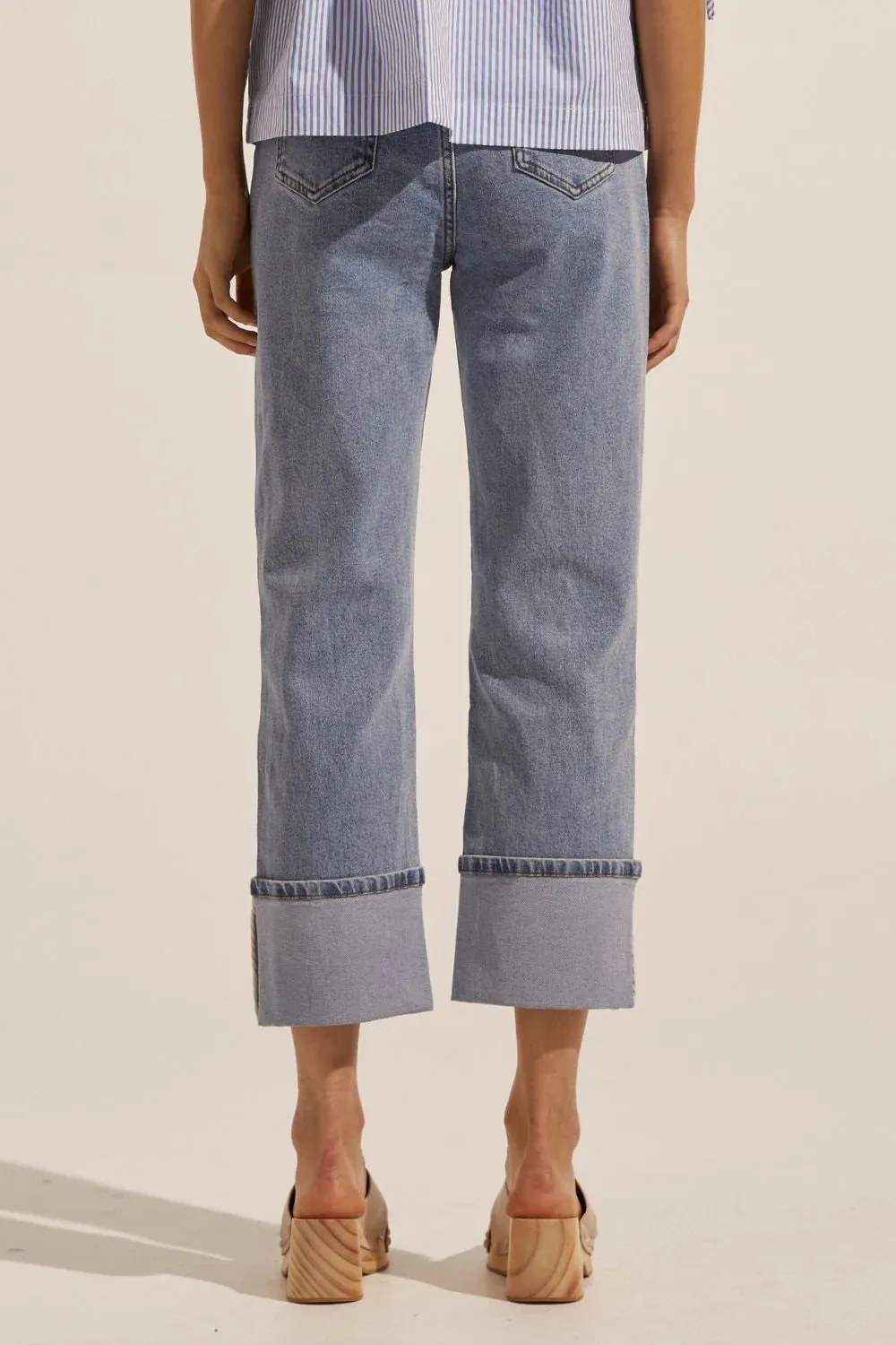 Journey Pant in Washed Denim