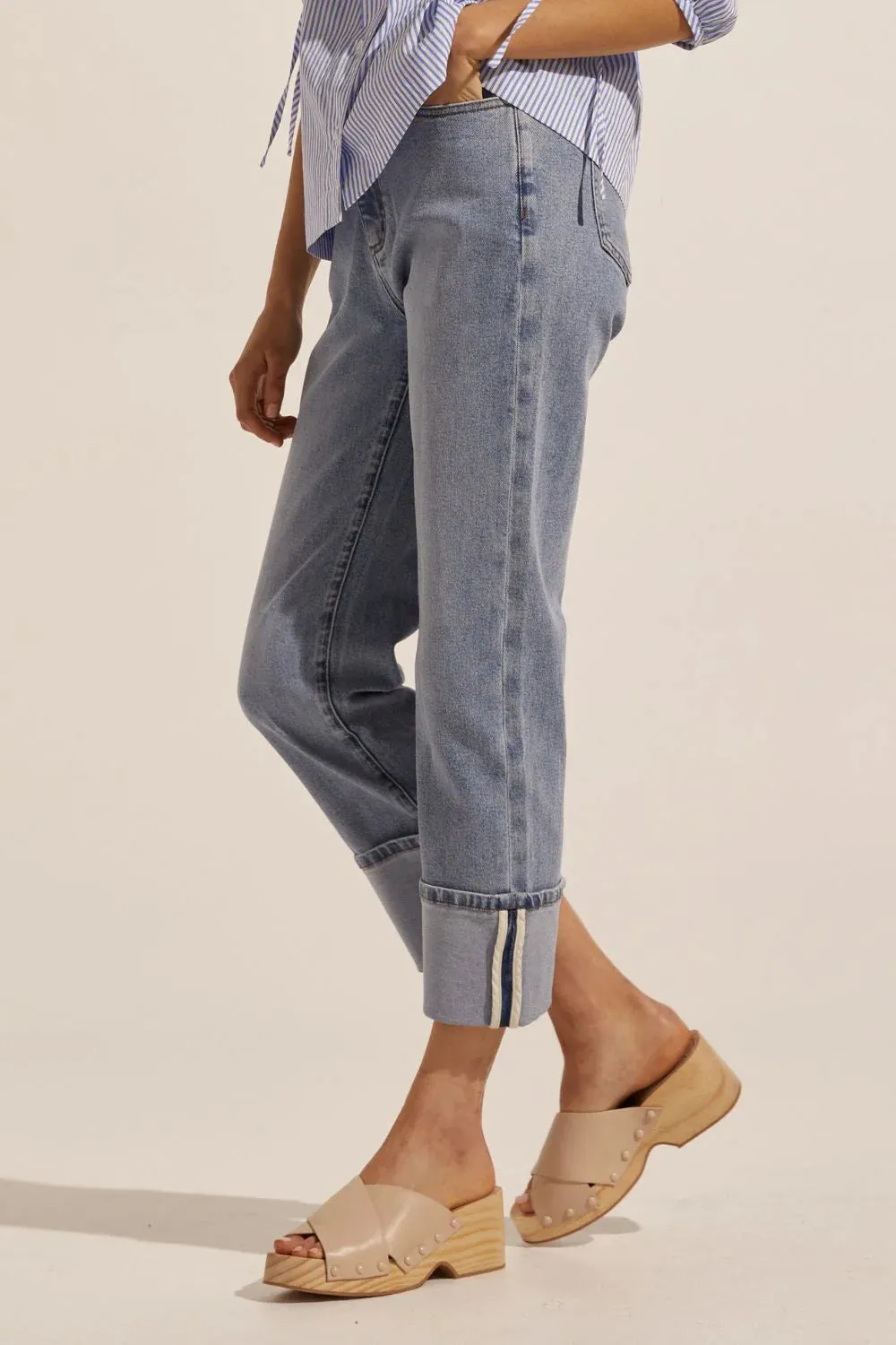 Journey Pant in Washed Denim