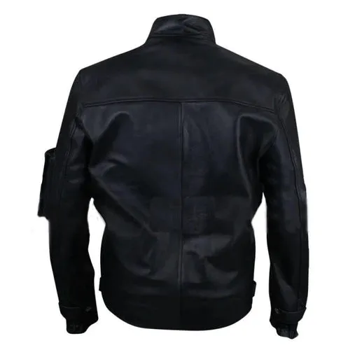 Justin Bieber Black Genuine Leather Believe Concert Jacket