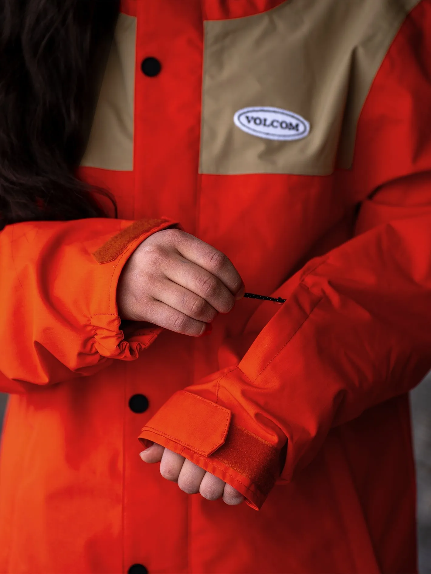 Kids Stone 91 Insulated Jacket - Orange Shock