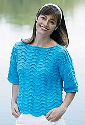 Knit Ripple Pullover