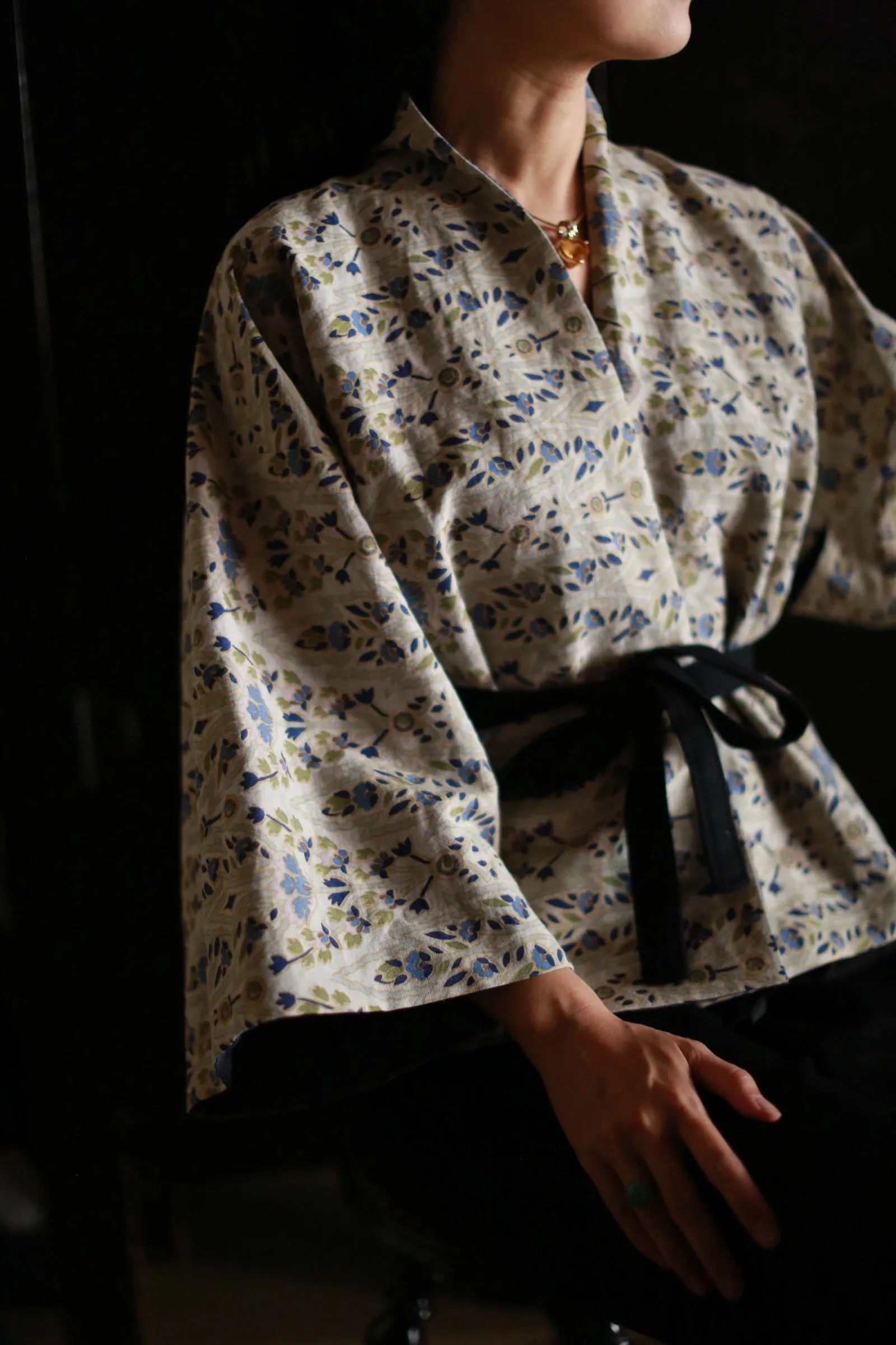 Lina Lapis Reversible Kimono Jacket