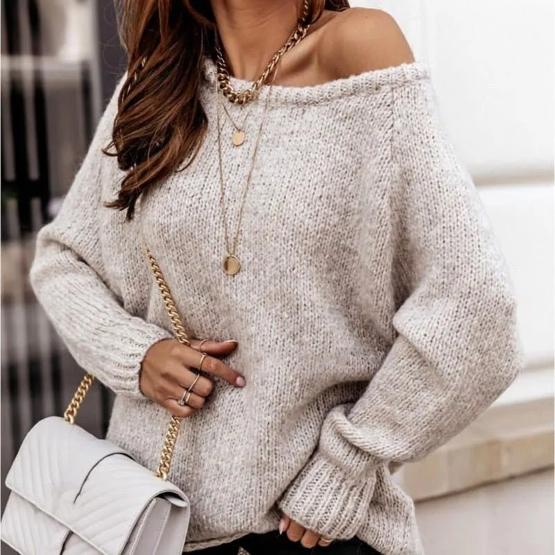 Loose Knitted Sweater for Women - Cozy and Stylish Winter Tunic