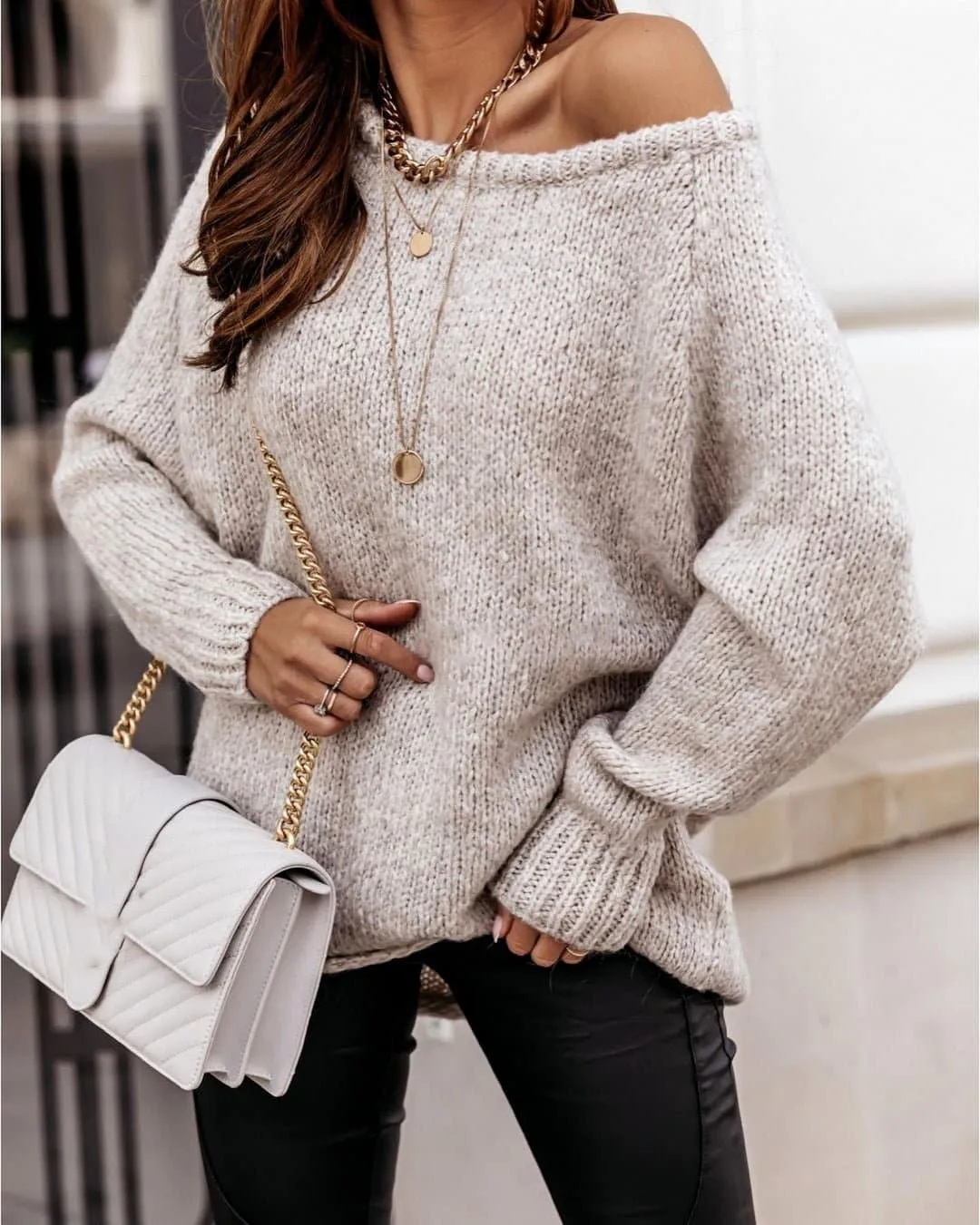 Loose Knitted Sweater for Women - Cozy and Stylish Winter Tunic