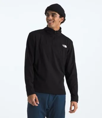 M Cedar Trail Grid 1/4 Zip