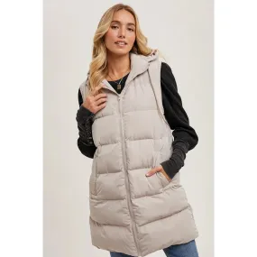 Maeve Longline Puffer Vest