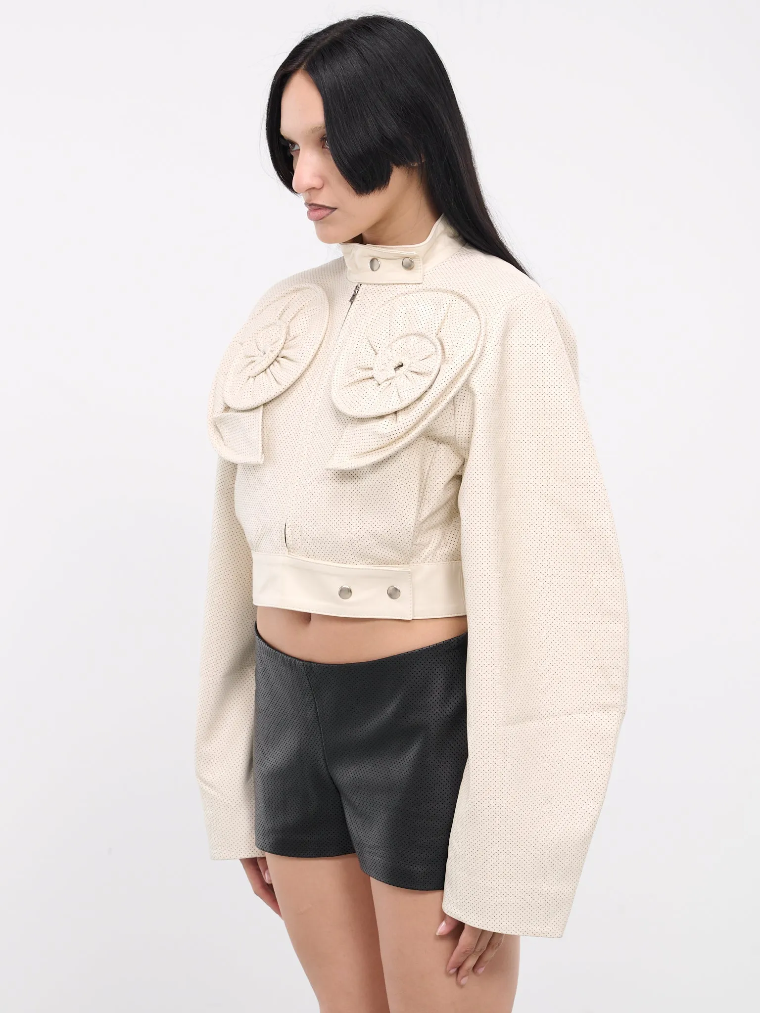 Malvina Leather Jacket (MAPDLJ01-MALVINA-CREAM)