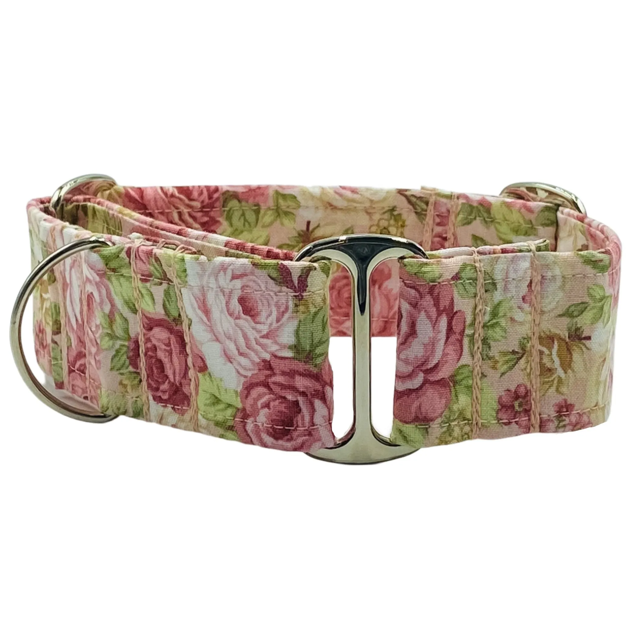 Martingale Collar - Blooming Rose Garden