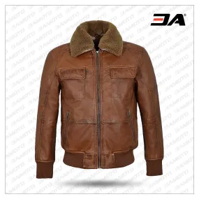 Men’s AIR Force Fur Collar Bomber jacket