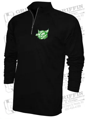 Men's Dry-Fit 1/4 Zip - Bronaugh Wildcats Logo