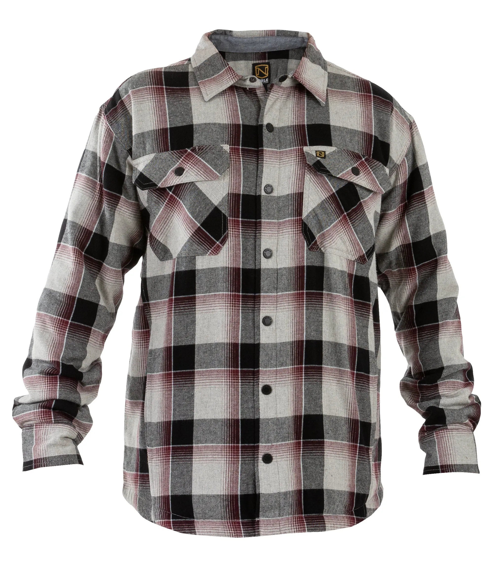 Men's Fleece Lined Flannel Shirt Jacket (Closeout)