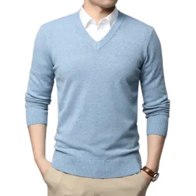 Men's High Quality V Neck Pullover