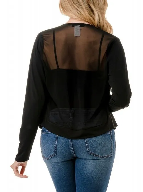 Mesh Back Jacket - Black