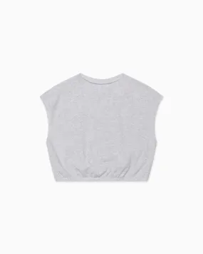 Micro Tee | Light Heather Grey