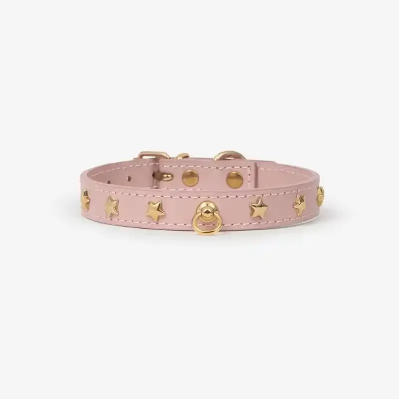 Nara Star Studded Dog Collar