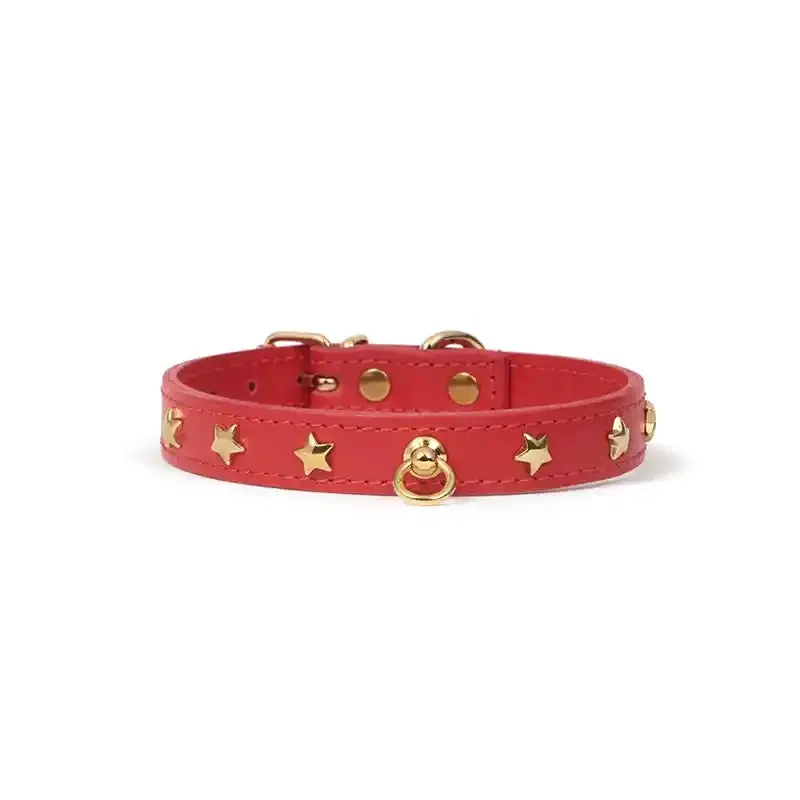 Nara Star Studded Dog Collar