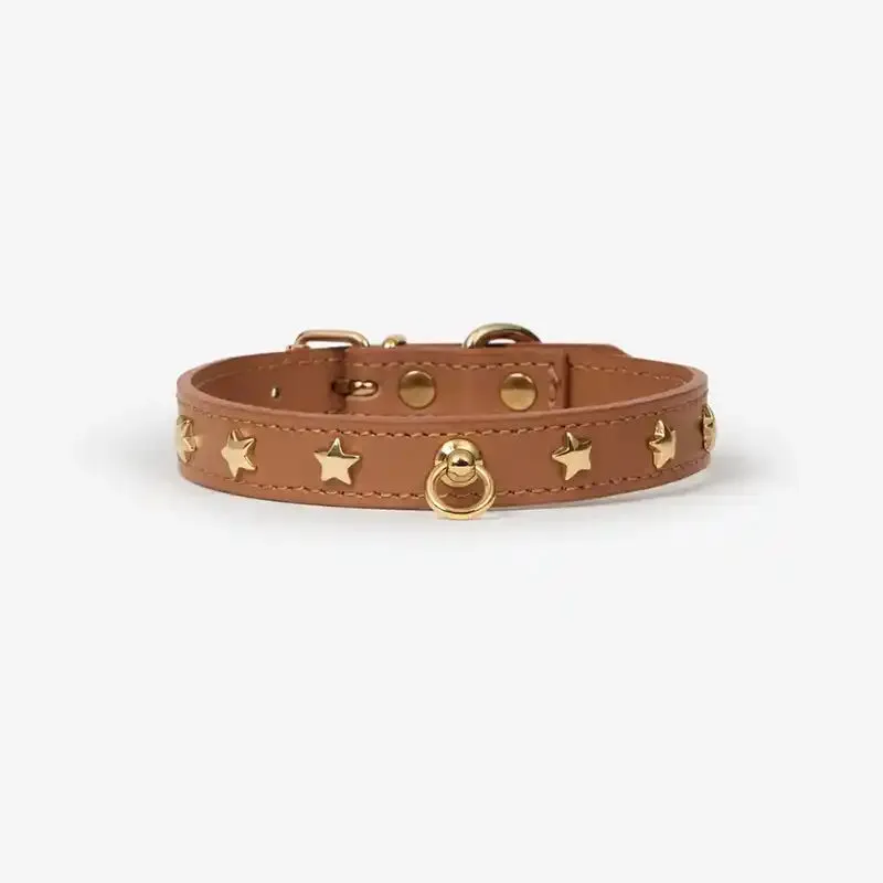 Nara Star Studded Dog Collar