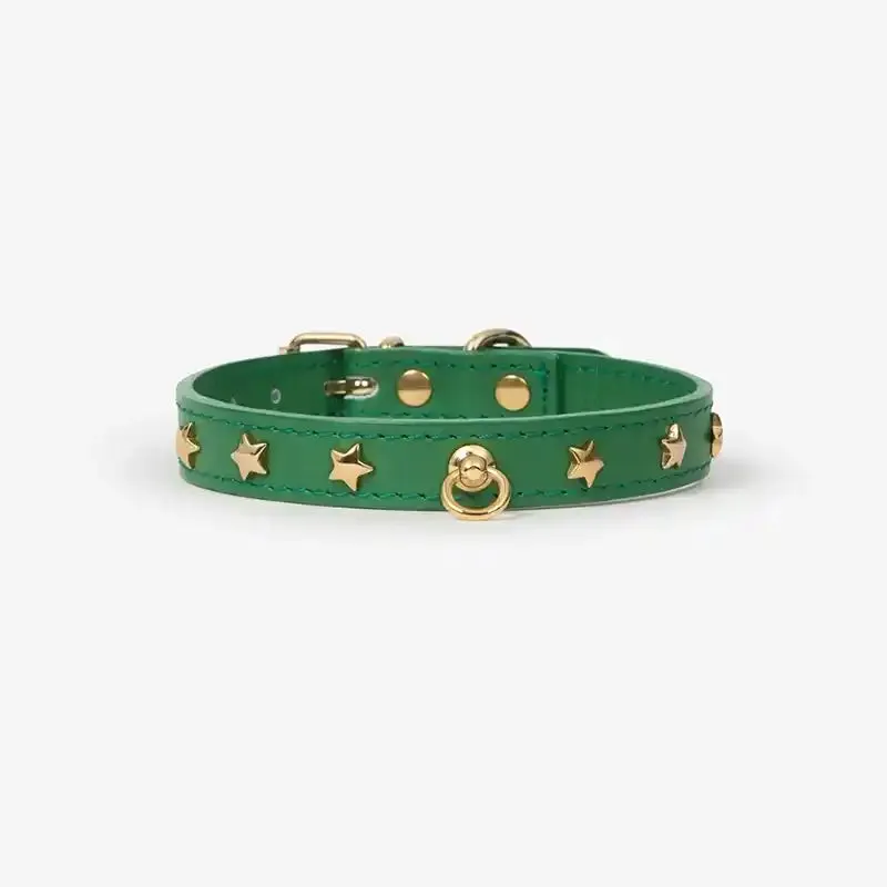 Nara Star Studded Dog Collar