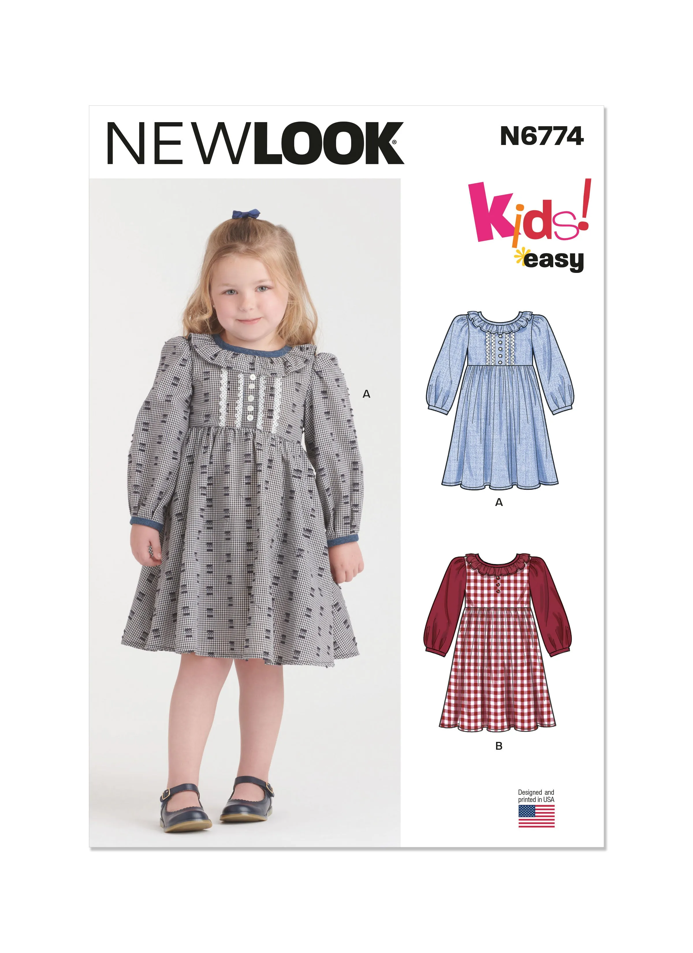 Newlook Pattern 6774 Child's Dress