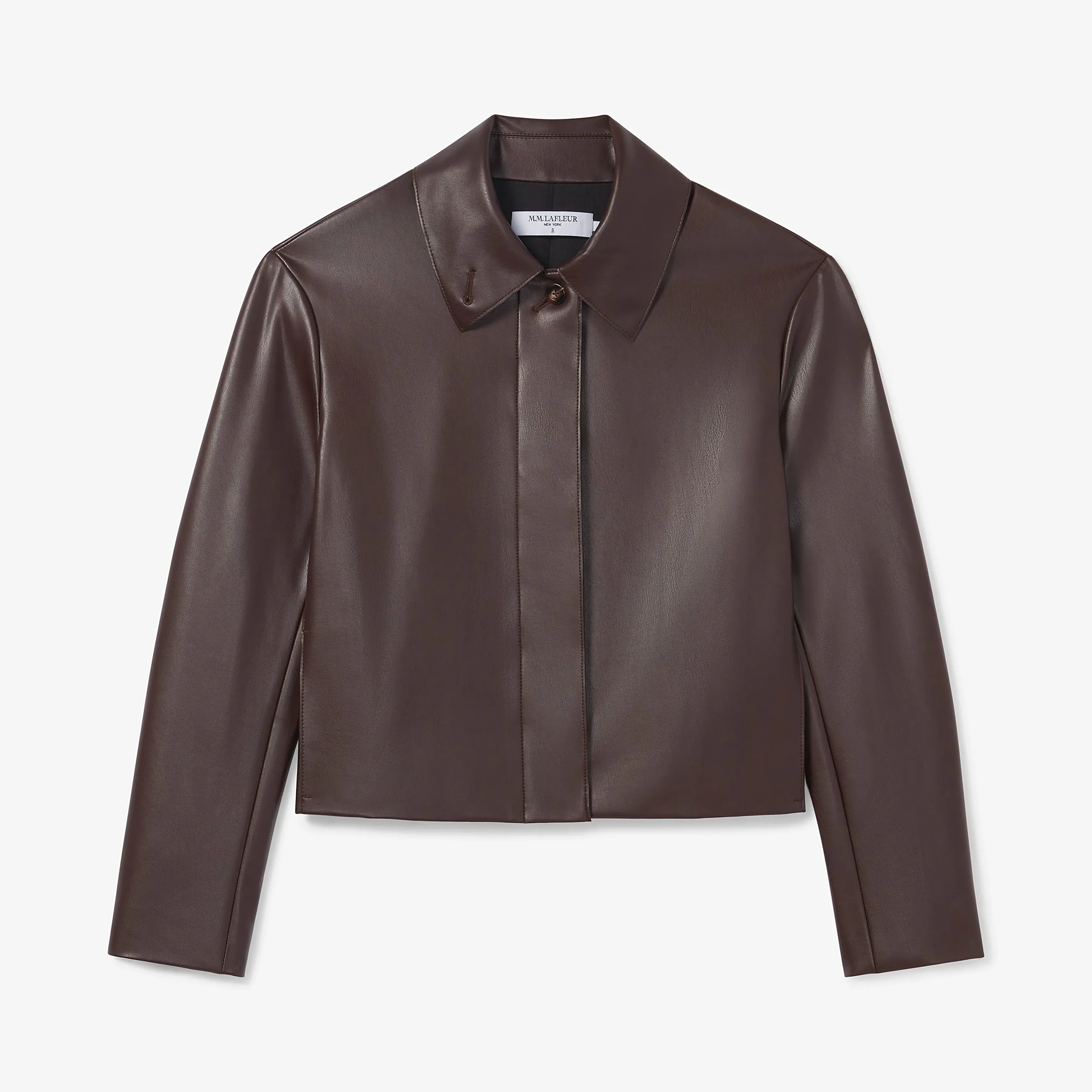 Nicky Jacket - Vegan Leather :: Brown