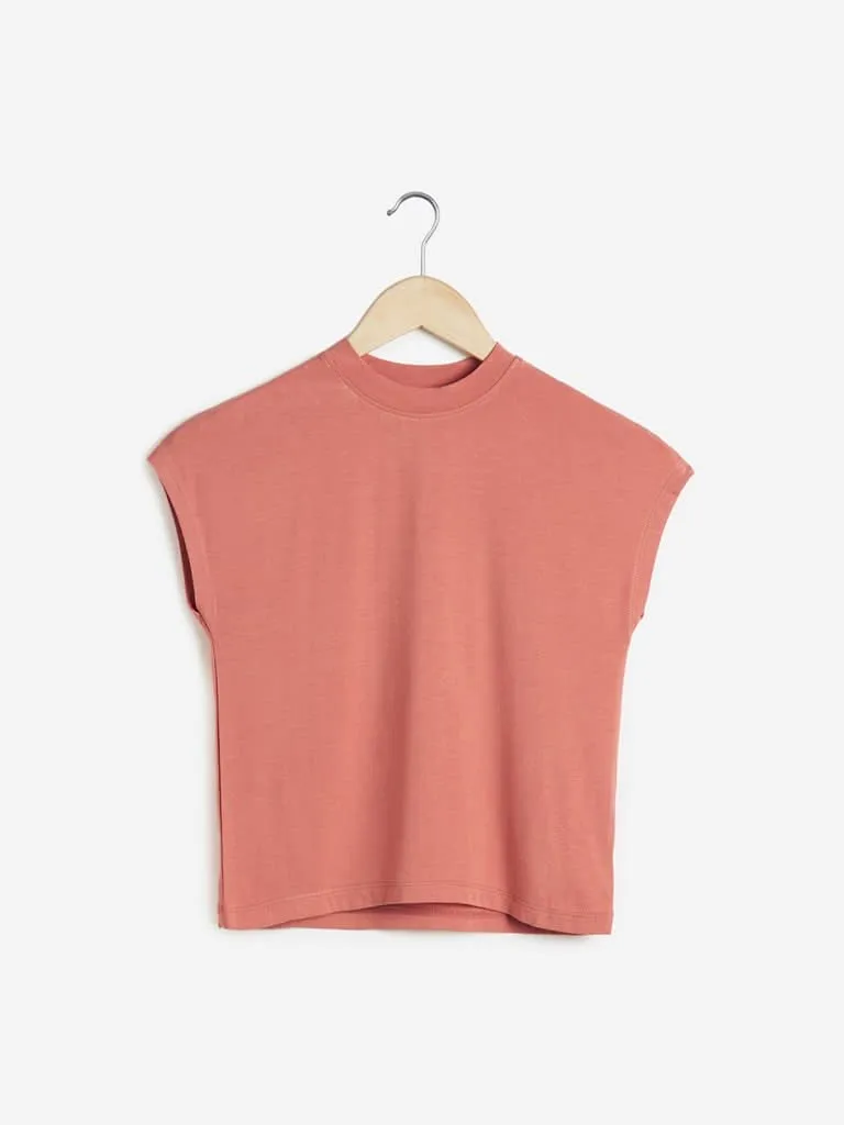 Nuon Coral Adorn Crop Top