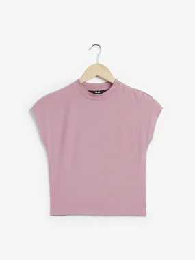 Nuon Pink Adorn Crop-Top