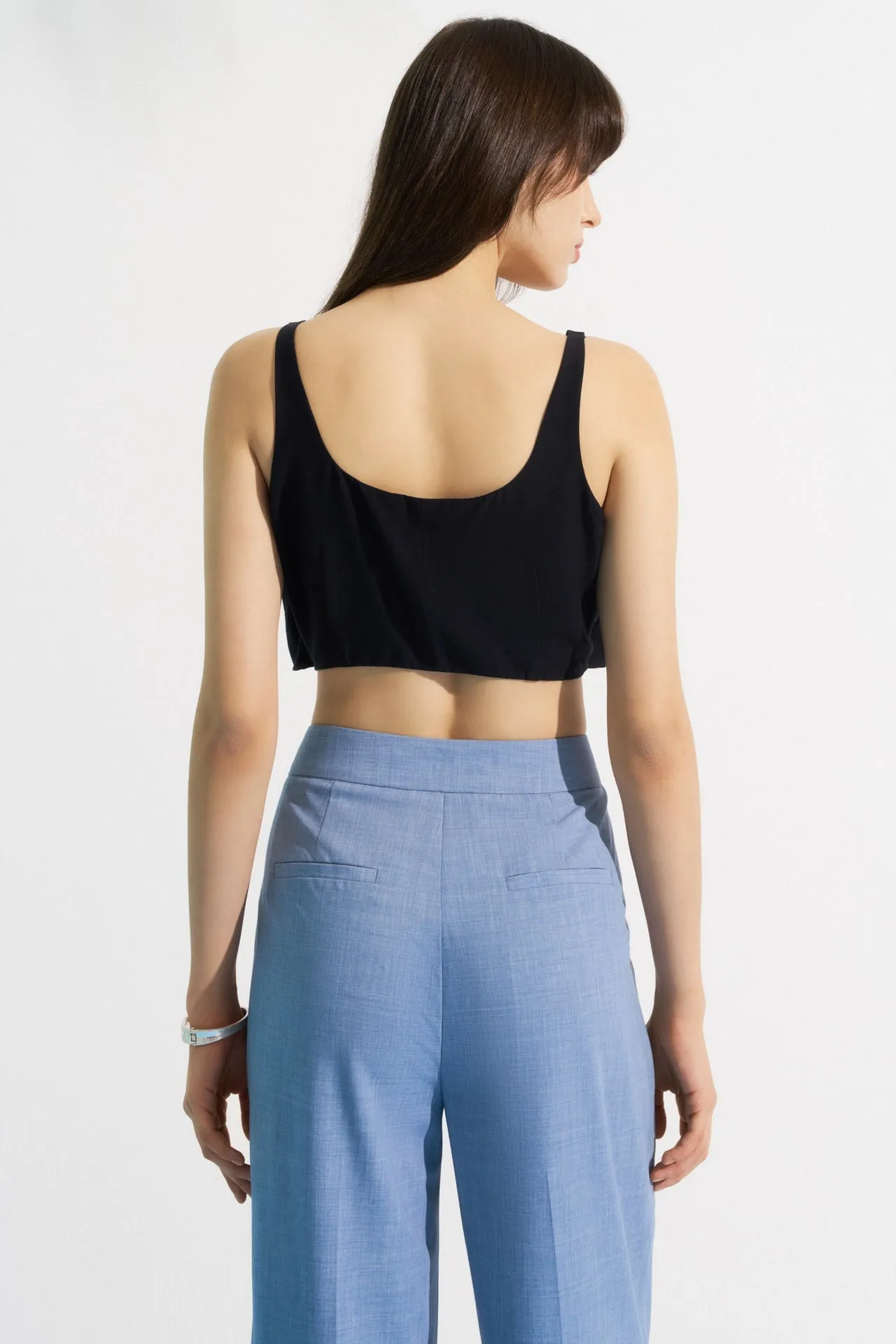 Padded Cropped Tank Top