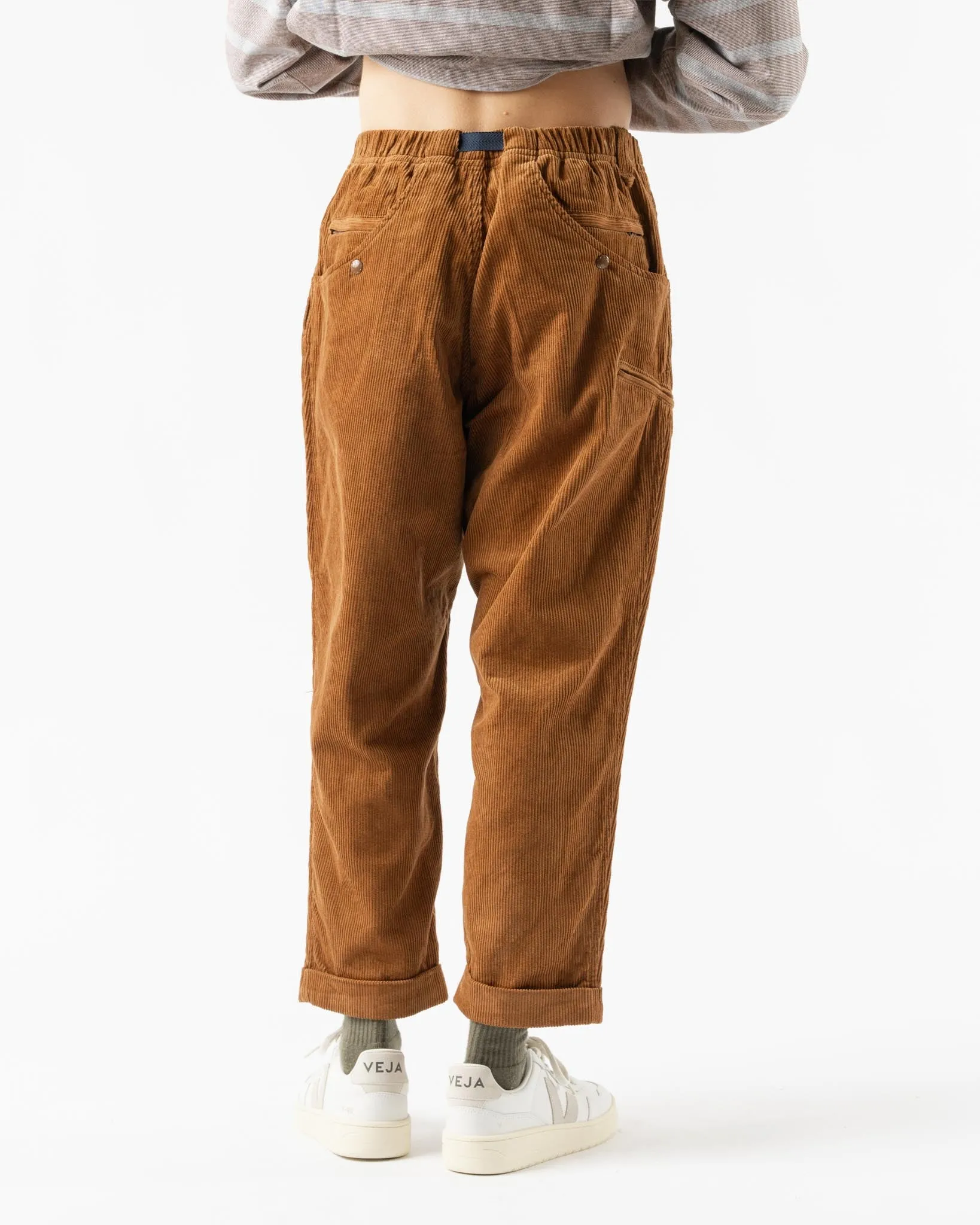 Pilgrim Surf   Supply Salathe Corduroy Climbing Pant in Golden Brown