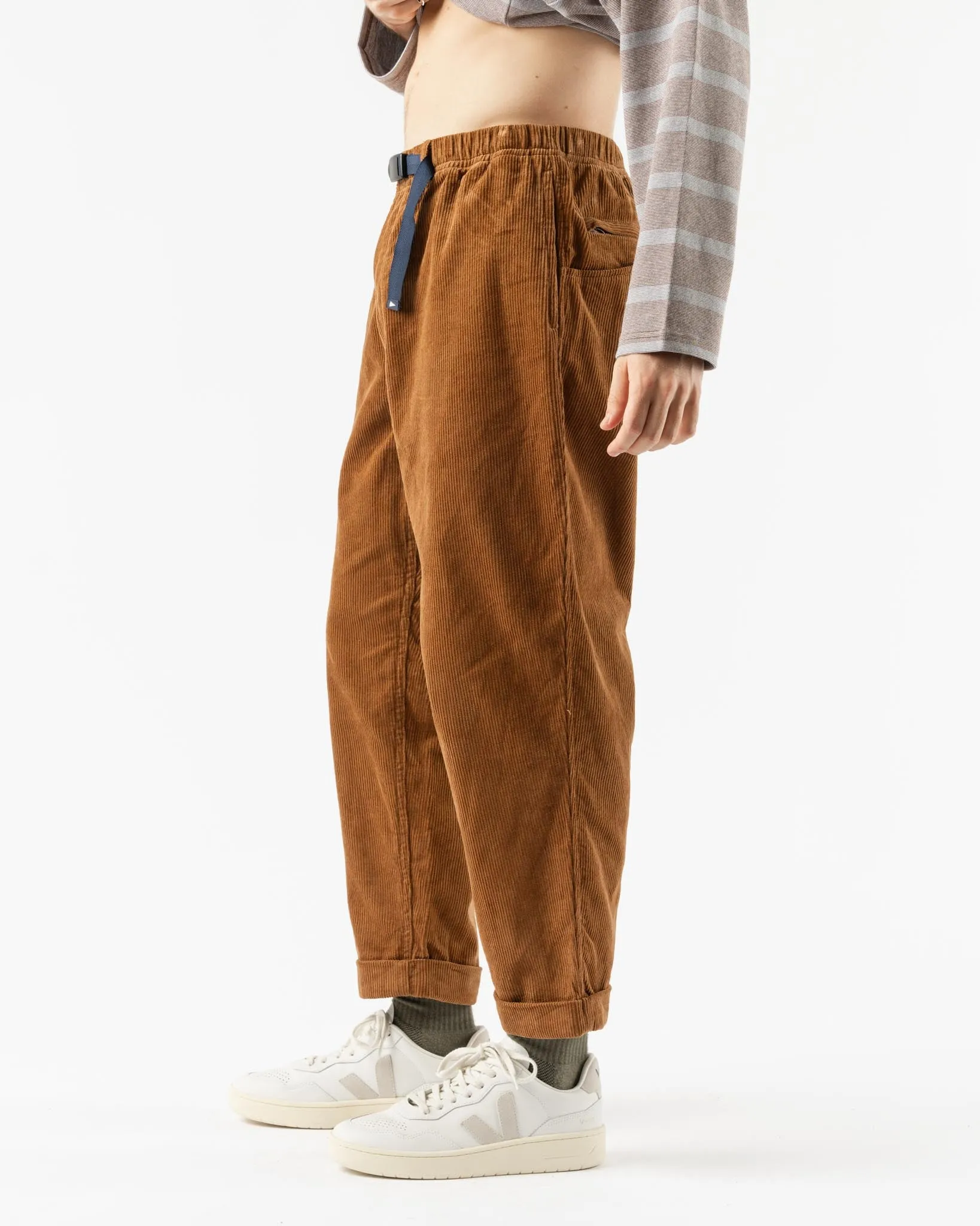 Pilgrim Surf   Supply Salathe Corduroy Climbing Pant in Golden Brown