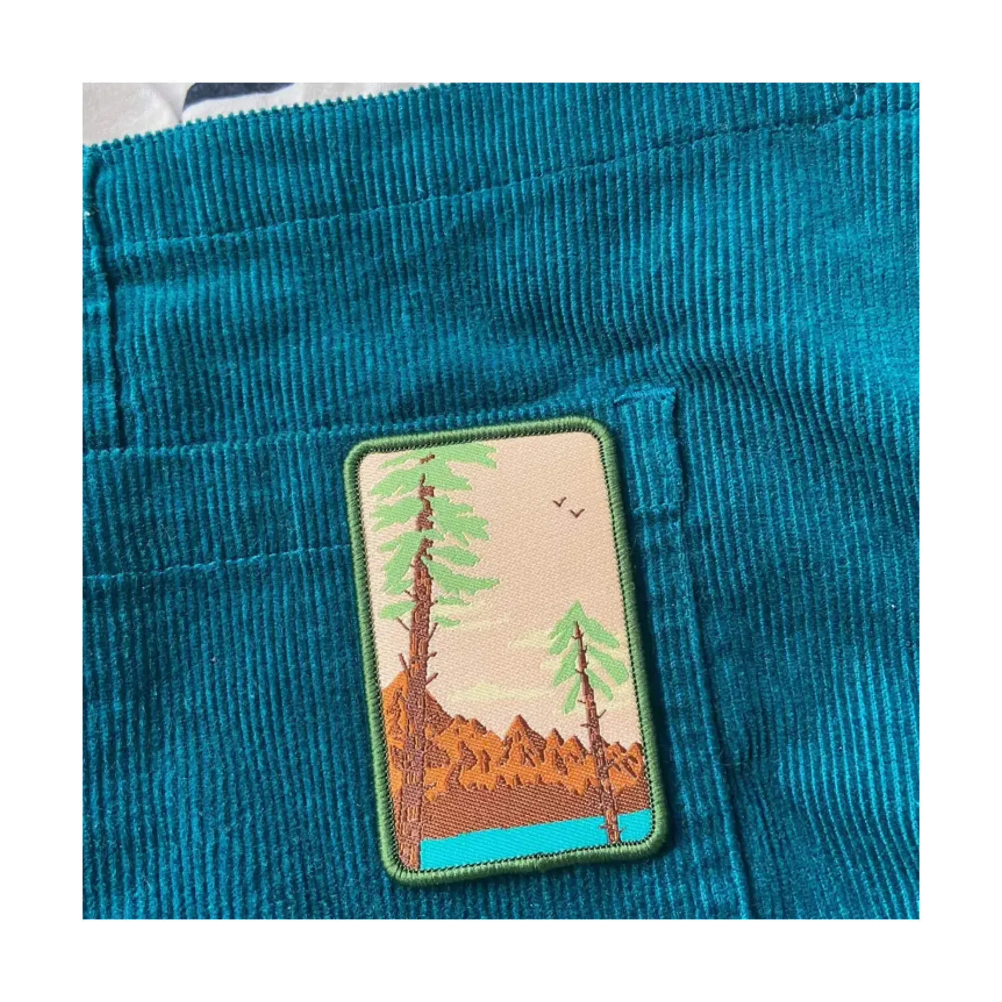 Pine Mountains Iron On Patch