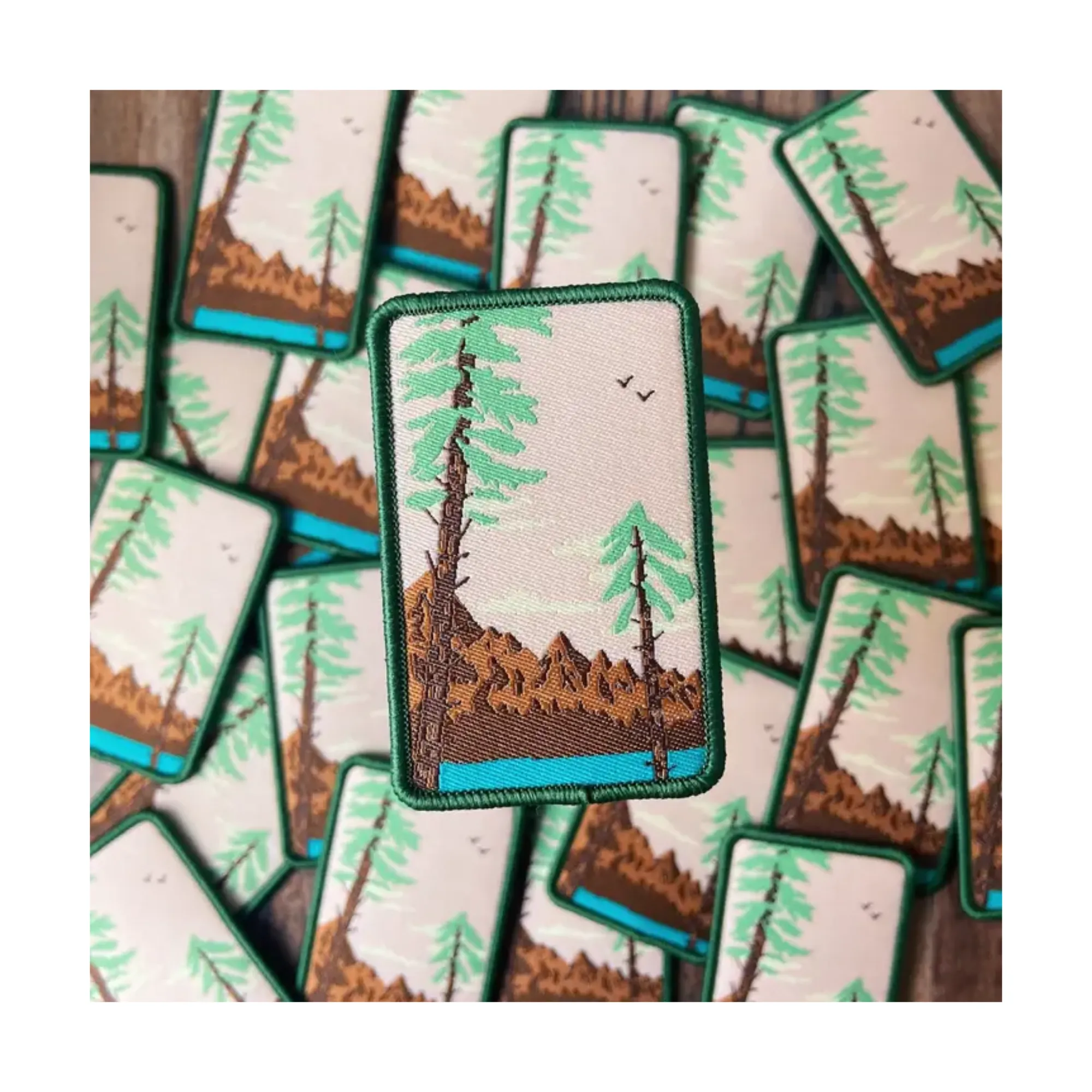 Pine Mountains Iron On Patch