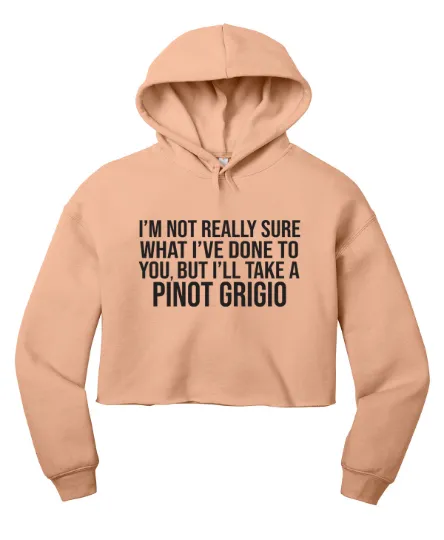 Pinot Grigio - Pump Rules Cropped Hoodie