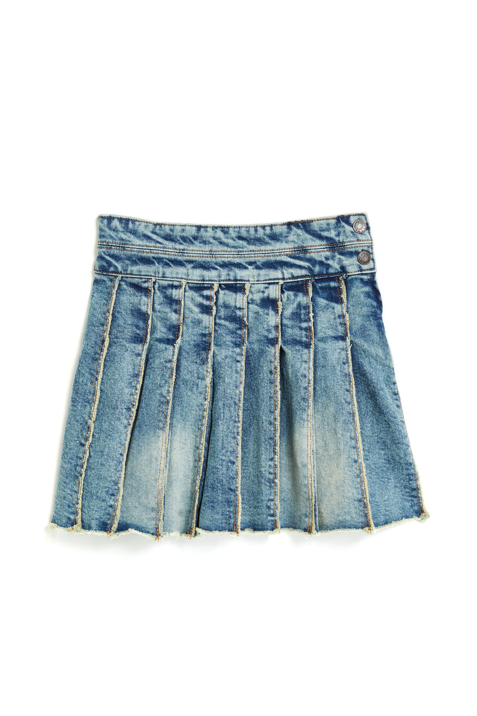 Pleated Tennis Skirt In Indigo