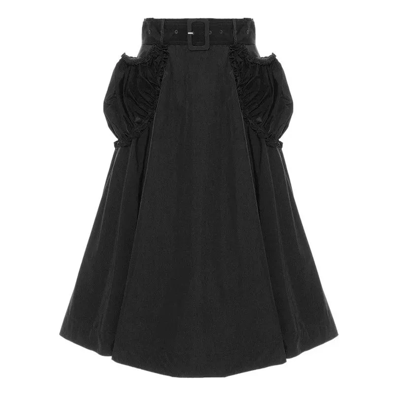 Pocketed- the Ruched Pocket Full Skirt 2 Colors