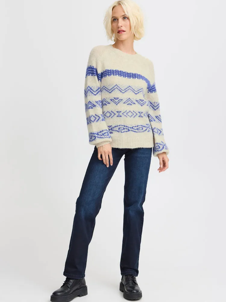 Pulz PzMimi Pullover Cloud Dancer