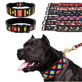 Reflective Dog Collar with Buckle Adjustable