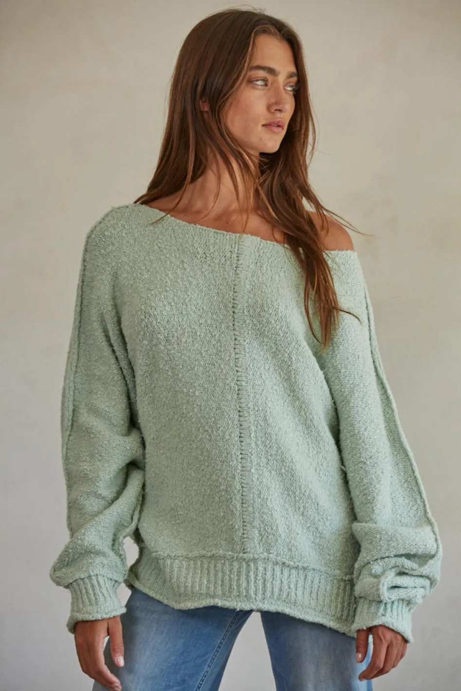 Reyes Boatneck Pullover Sweater