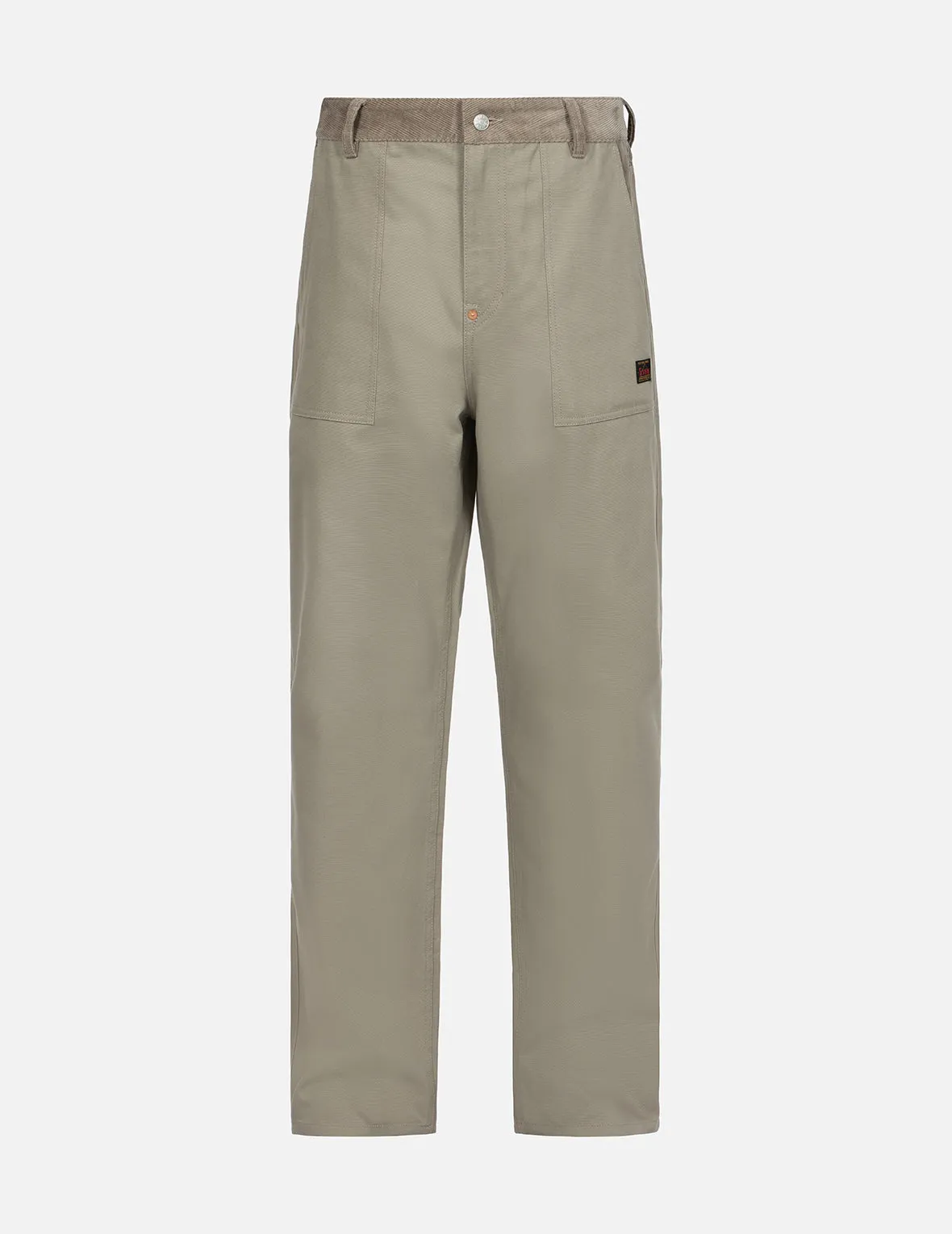 Seagull and Kamon Print Straight Fit Chino Pants