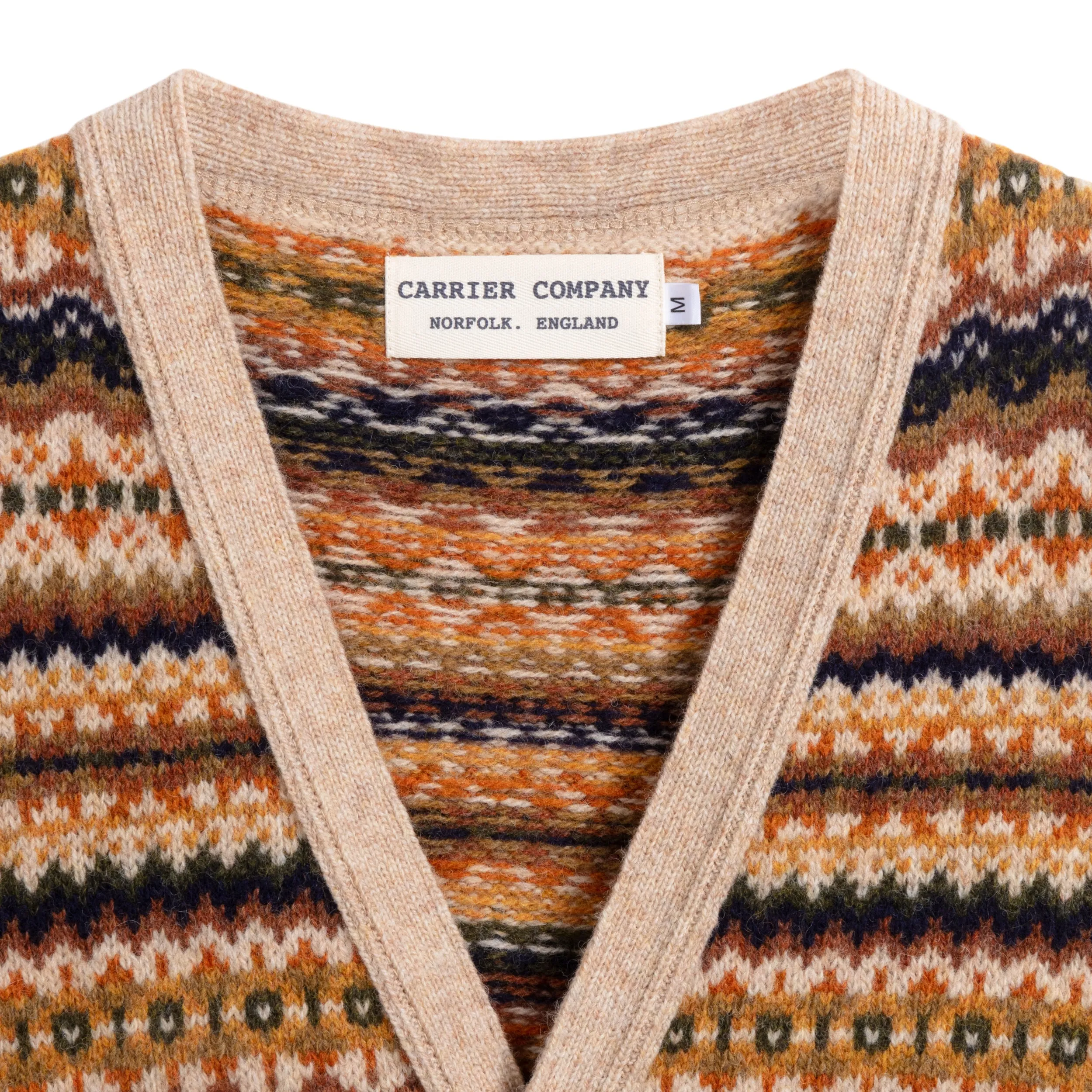 Sleeveless Fairisle Cardigan