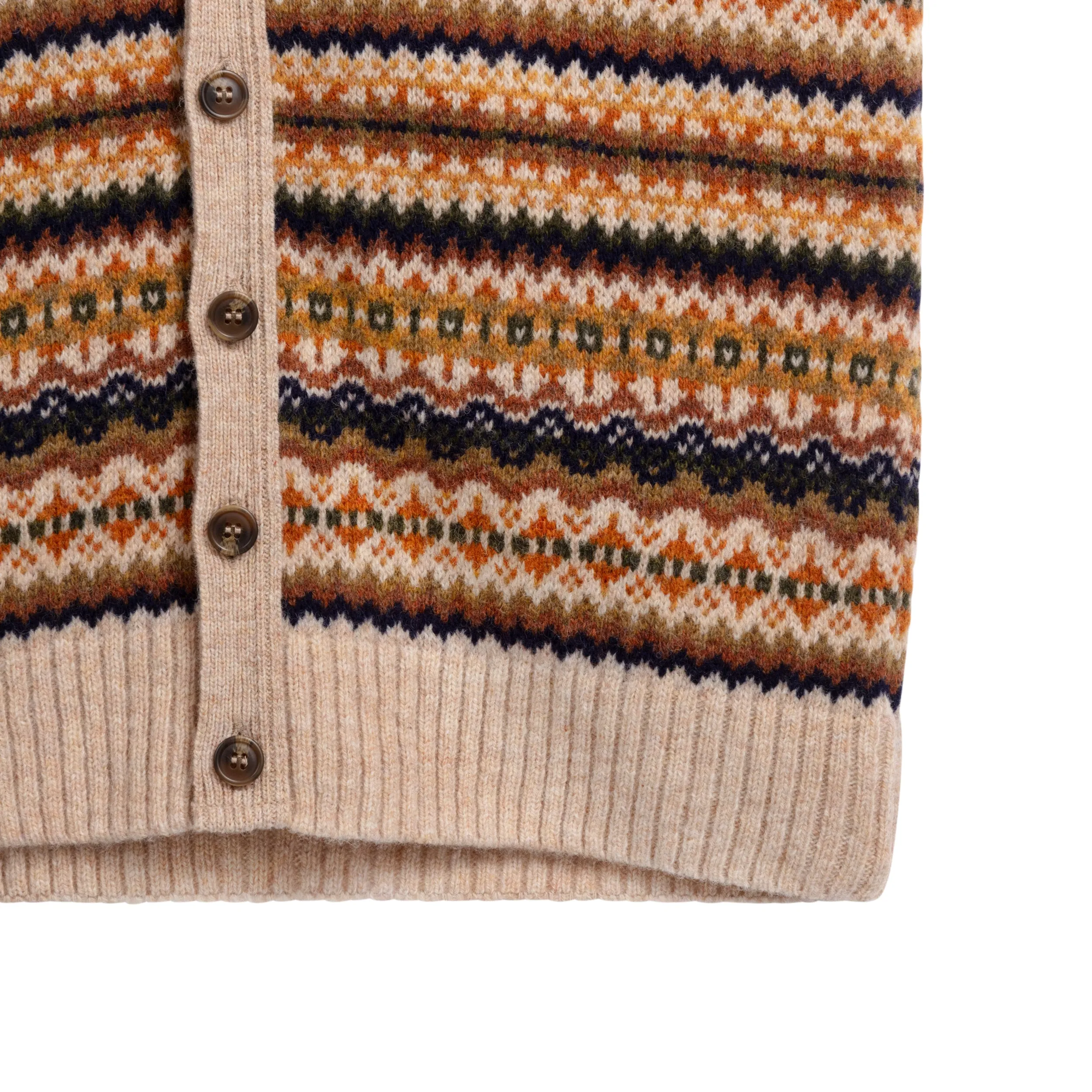 Sleeveless Fairisle Cardigan