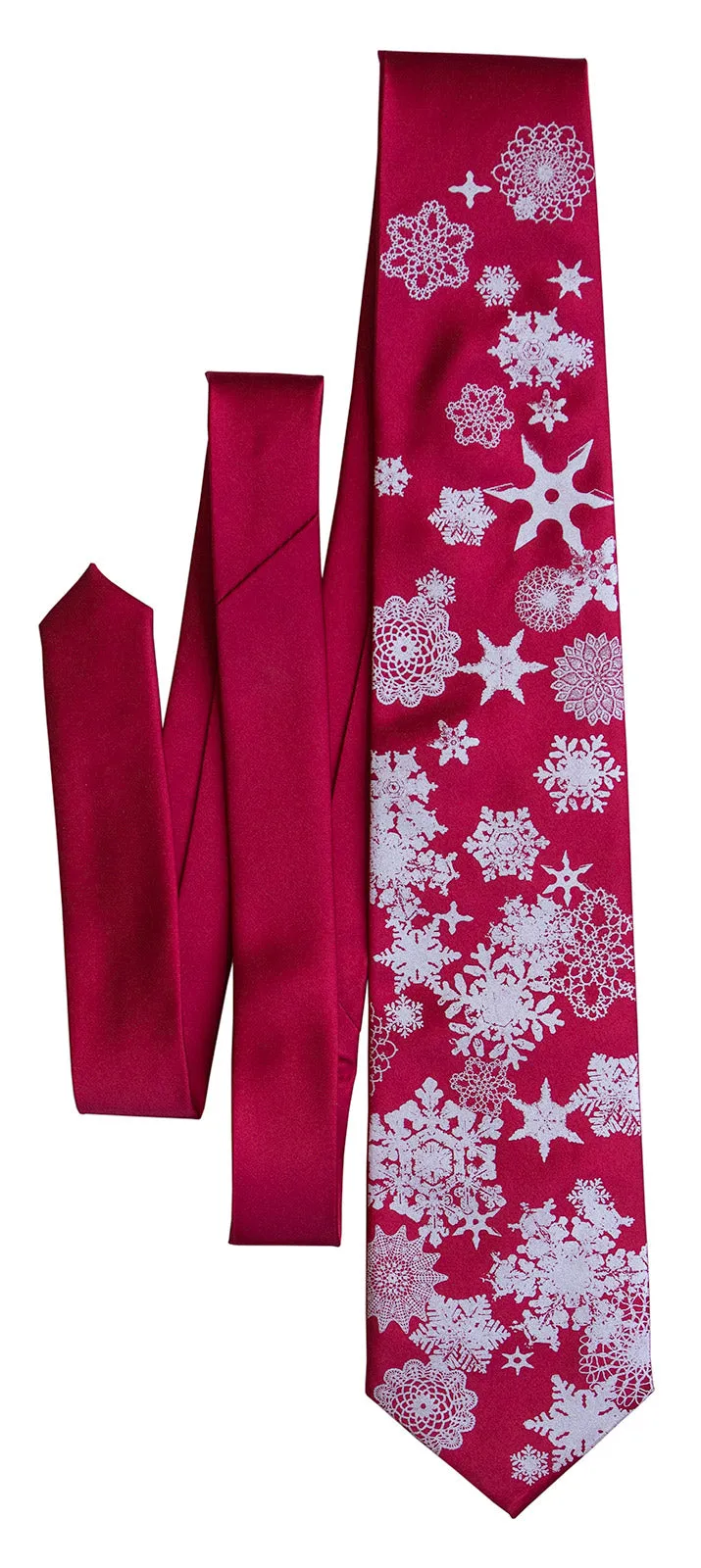 Snowflake Silk Necktie