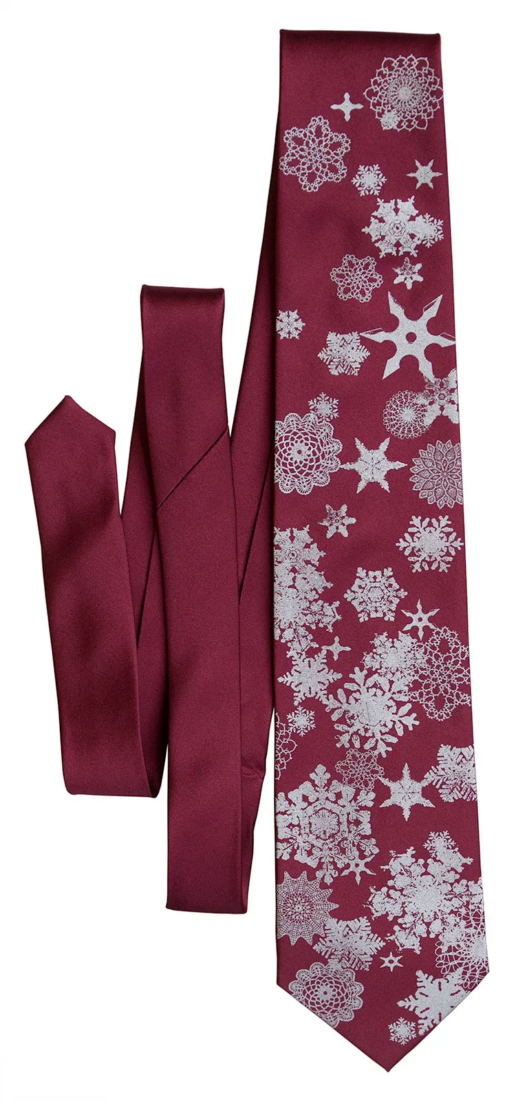 Snowflake Silk Necktie