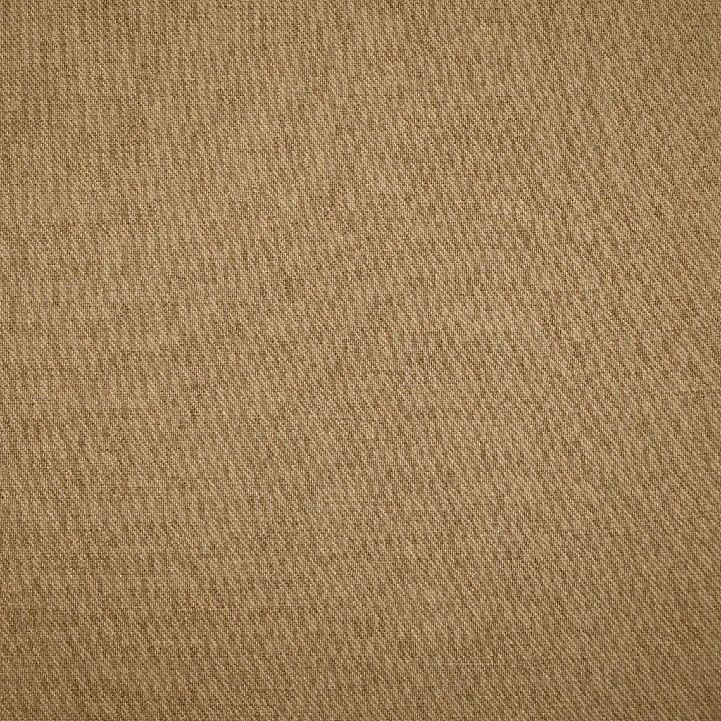 Soft Washed Linen Cotton Twill Solid Camel