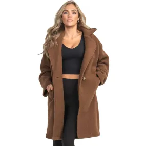 Southern Shirt Women's Long Line Teddy Jacket