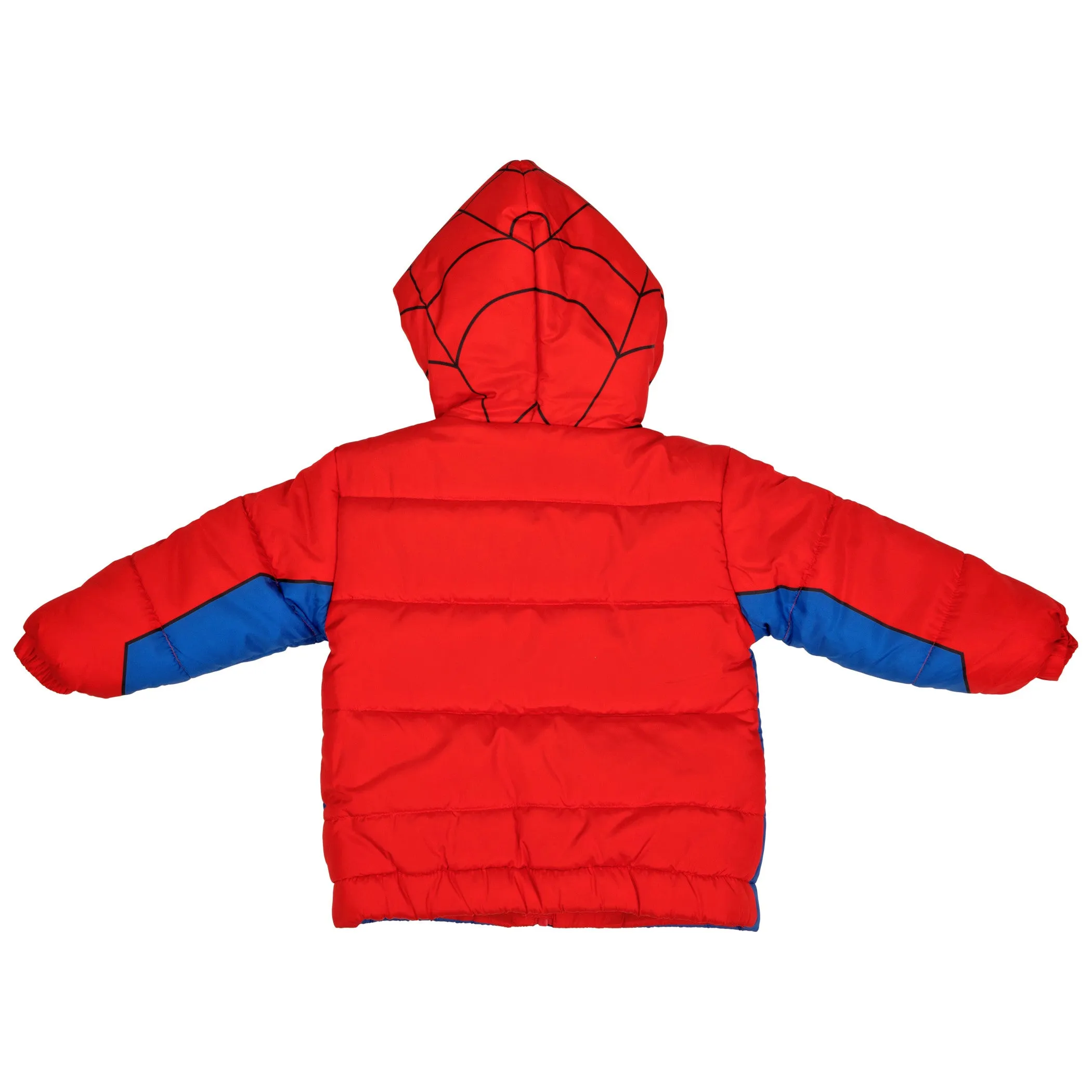 Spider-Man Costume Puffy Toddler Jacket