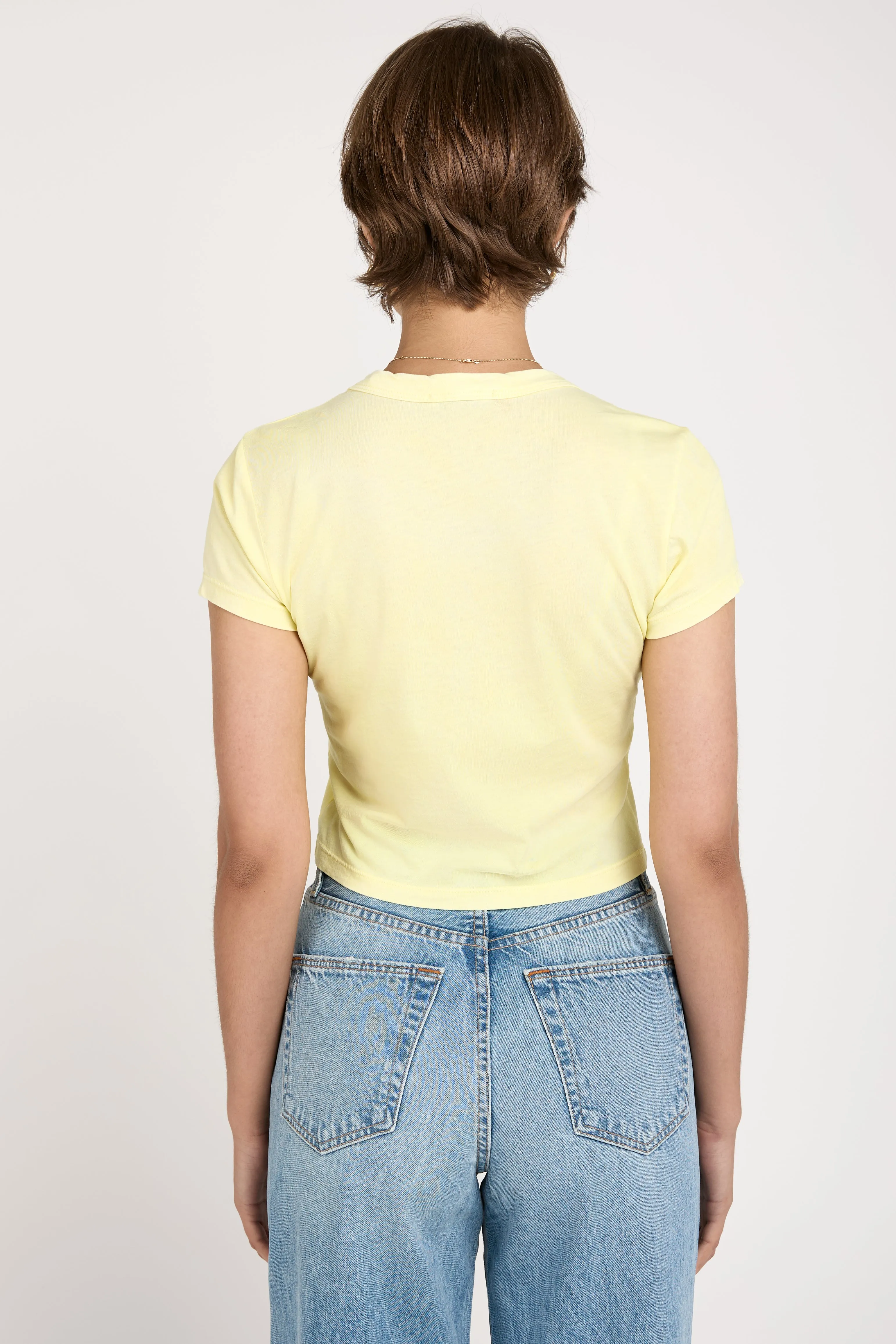 Standard Baby Tee in Vintage Lemon