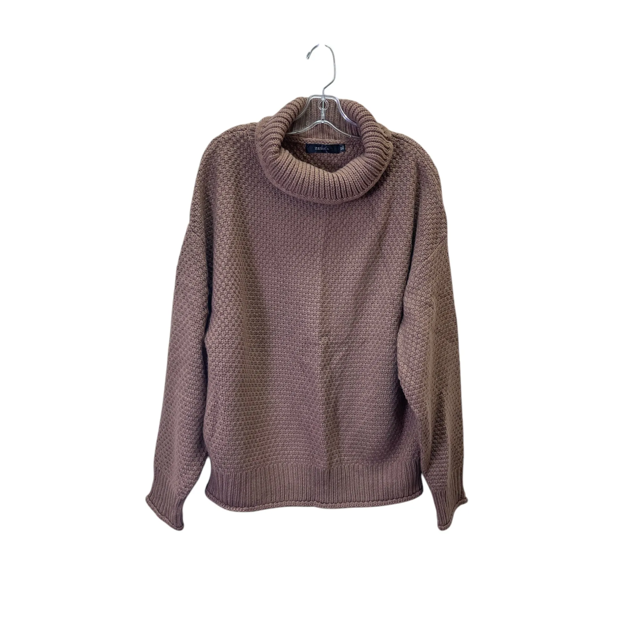 Sweater By Zesica In Tan, Size:Xl