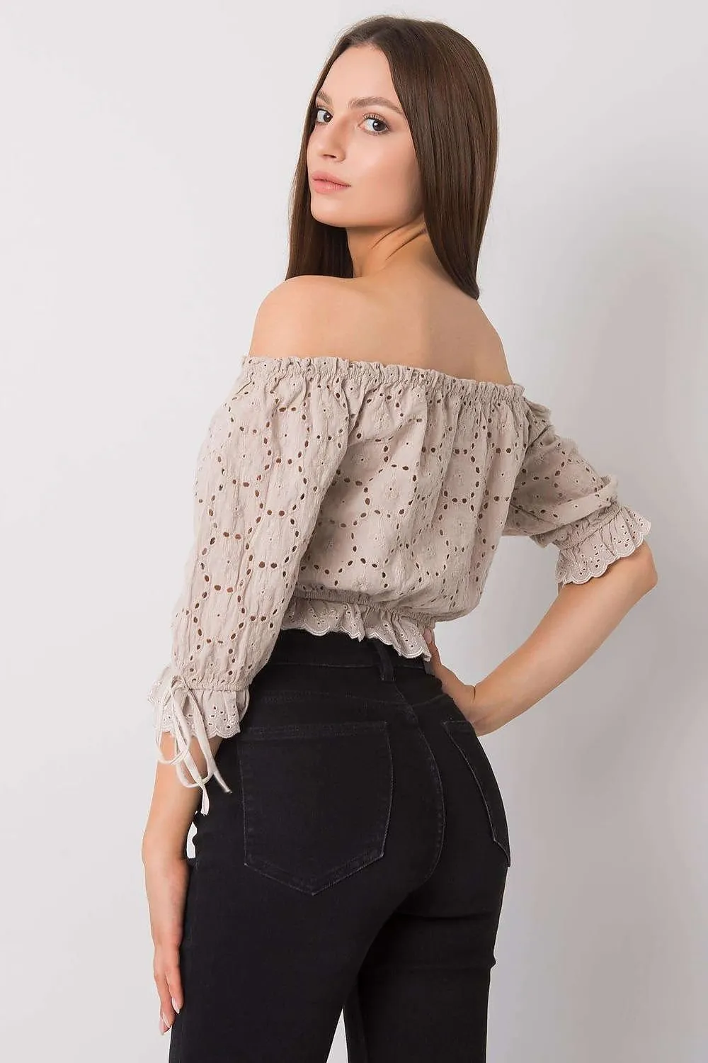 TEEK - Multi Drawstring Cropped Blouse