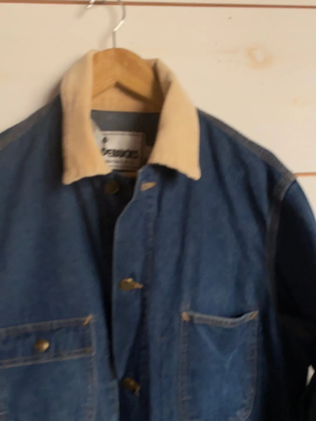 Vintage Roebucks Denim Chore Coat